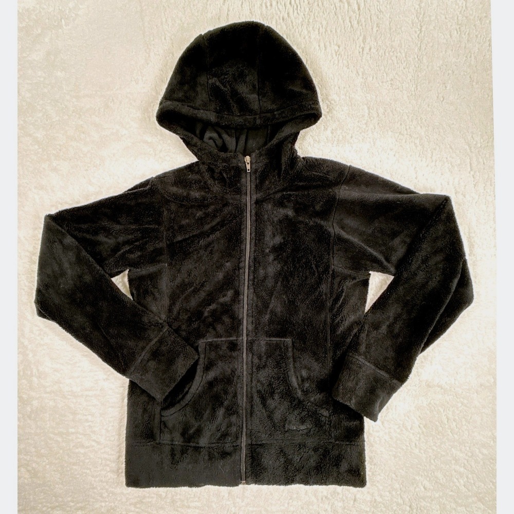 Patagonia Los Gatos Womens XS Black Hooded Full Zip Fleece Jacket
